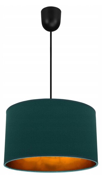 Závesné svietidlo Shade, 1x textilné tienidlo (výber zo 6 farieb), (výber z 3 farieb konštrukcie), (fi 35cm), lp, g