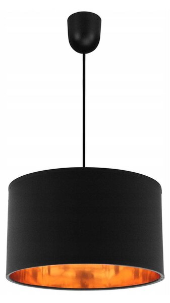 Závesné svietidlo Shade, 1x textilné tienidlo (výber zo 6 farieb), (výber z 3 farieb konštrukcie), (fi 35cm), lp, g