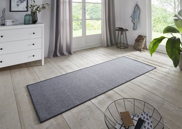BT Carpet , Kusový koberec Bouclé 104433 Grey, 67x150, šedá, chodba / predsieň