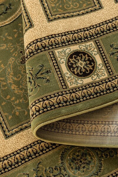 Hanse Home , Kusový koberec Herat 105991 Green Cream, 80x120, zelená, chodba / predsieň