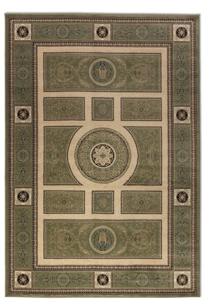 Hanse Home , Kusový koberec Herat 105991 Green Cream, 80x120, zelená, chodba / predsieň