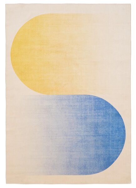 MOOD SELECTION Luna Blue/Yellow - koberec