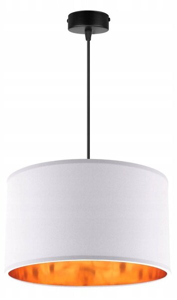 Závesné svietidlo Shade, 1x textilné tienidlo (výber zo 6 farieb), (výber z 3 farieb konštrukcie), (fi 35cm), g