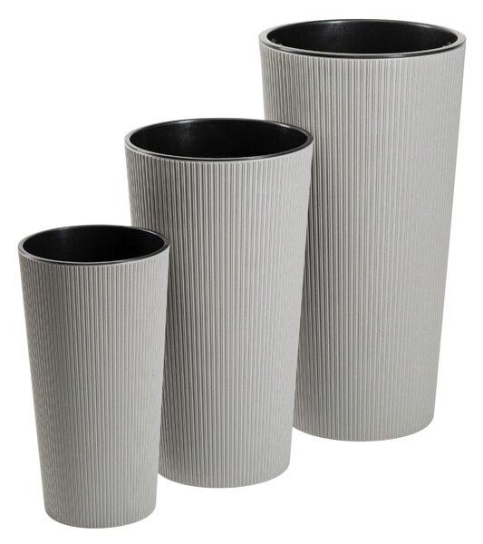PLASTOVÝ KVETINÁČ URBANIKA ECO 57X29,5 CM SIVÁ