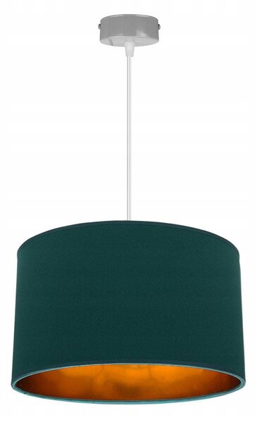 Závesné svietidlo Shade, 1x textilné tienidlo (výber zo 6 farieb), (výber z 3 farieb konštrukcie), (fi 35cm), g
