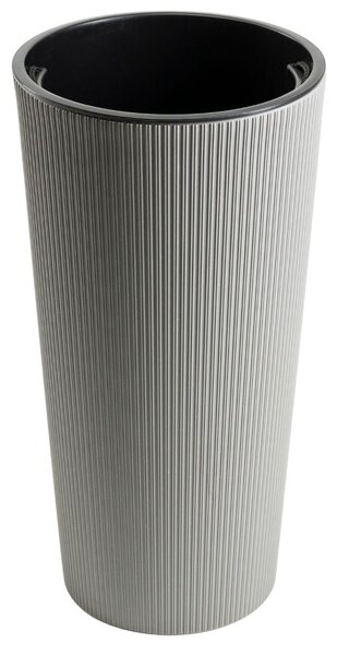 PLASTOVÝ KVETINÁČ URBANIKA ECO 57X29,5 CM SIVÁ
