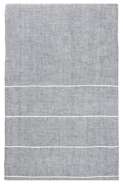 Lapuan Kankurit Ľanový obrus Kaste 150x260, sivo-biely