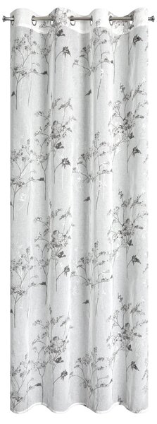 ZÁCLONA NA KRÚŽKOCH SERMA 140X250 CM KVETY