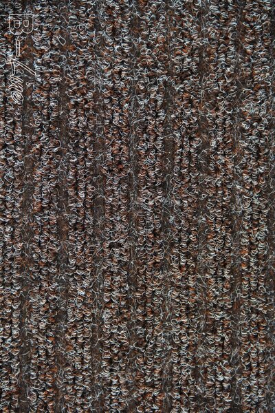 Podlahové krytiny Vebe - rohožky Čistiaca zóna Capri WB 12 - Rozmer na mieru cm