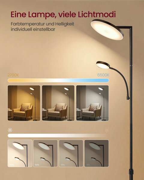 LED stojacia lampa LFL028BD02