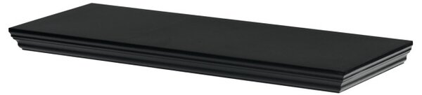 Nástenná polica 60 cm čierna P-024 BK