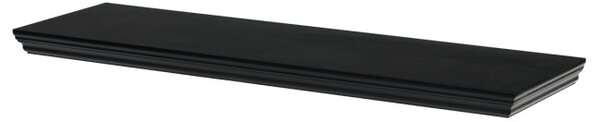 Nástenná polica 80 cm čierna P-025 BK