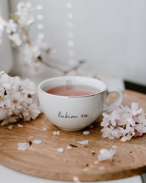 Porcelánový hrnček Ľúbim ťa 300 ml