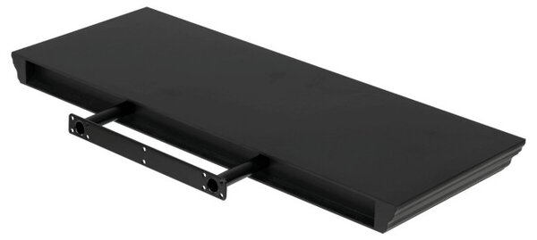 Nástenná polica 60 cm čierna P-024 BK