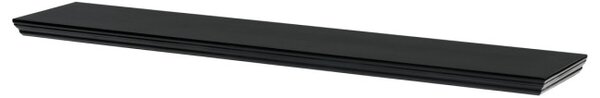 Nástenná polica 120 cm čierna P-026 BK