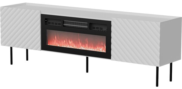 MEBLINE Komoda RTV s krbom TESSI 180 EF biela