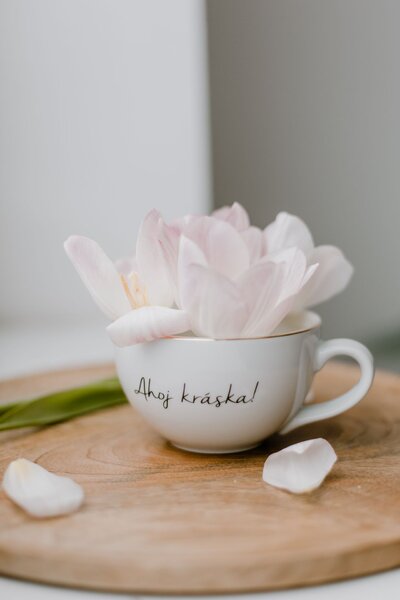 Porcelánový hrnček Ahoj kráska 300 ml