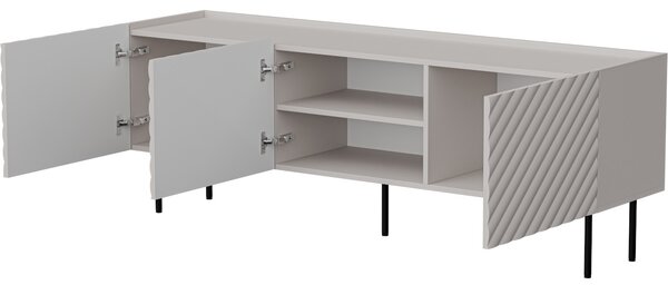 MEBLINE Komoda RTV TESSI 165 3D kašmír
