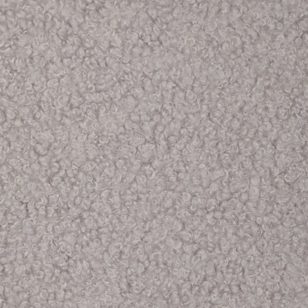 Kreslo sivé bouclé s podnožkou AK-319 GREY2