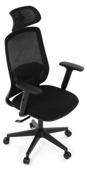 Kancelárska stolička čierna KA-S2176 BK