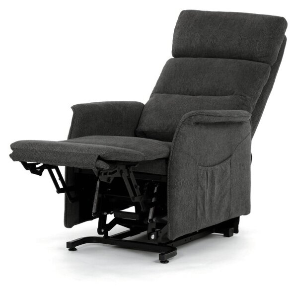 Polohovacie kreslo sivé, elektrické TV-L8960 GREY2