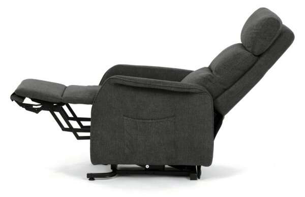 Polohovacie kreslo sivé, elektrické TV-L8960 GREY2
