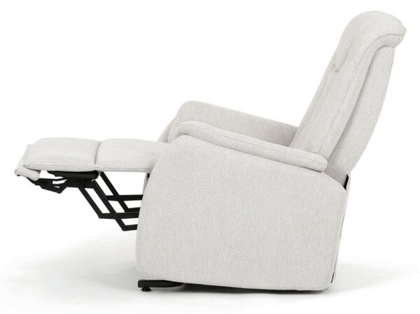 Polohovacie kreslo béžové, elektrické TV-L8963 CRM2