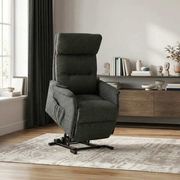 Polohovacie kreslo sivé, elektrické TV-L8960 GREY2