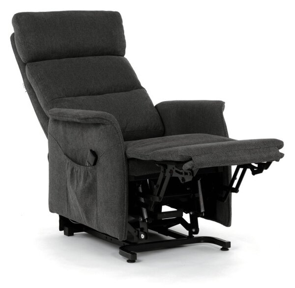 Polohovacie kreslo sivé, elektrické TV-L8960 GREY2