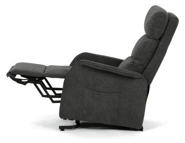 Polohovacie kreslo sivé, elektrické TV-L8960 GREY2