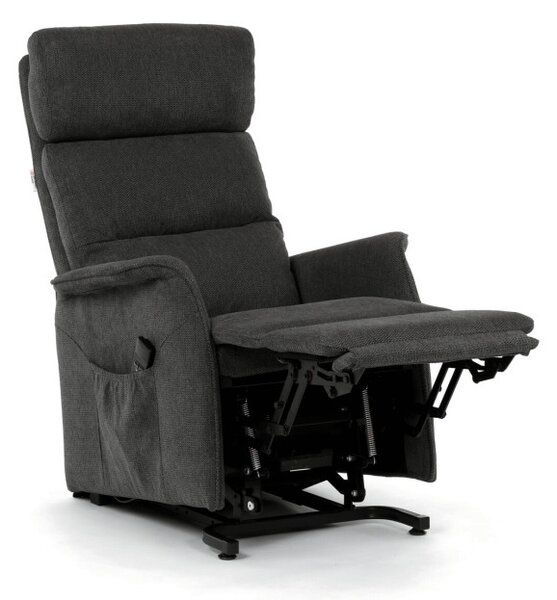Polohovacie kreslo sivé, elektrické TV-L8960 GREY2