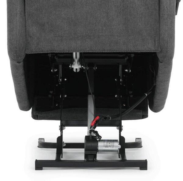 Polohovacie kreslo sivé, elektrické TV-L8963 GREY2