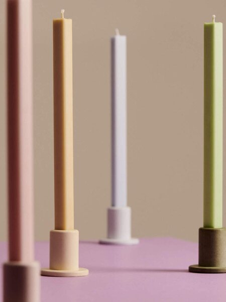 HAY Sviečky Square Candle set 4ks, pastel