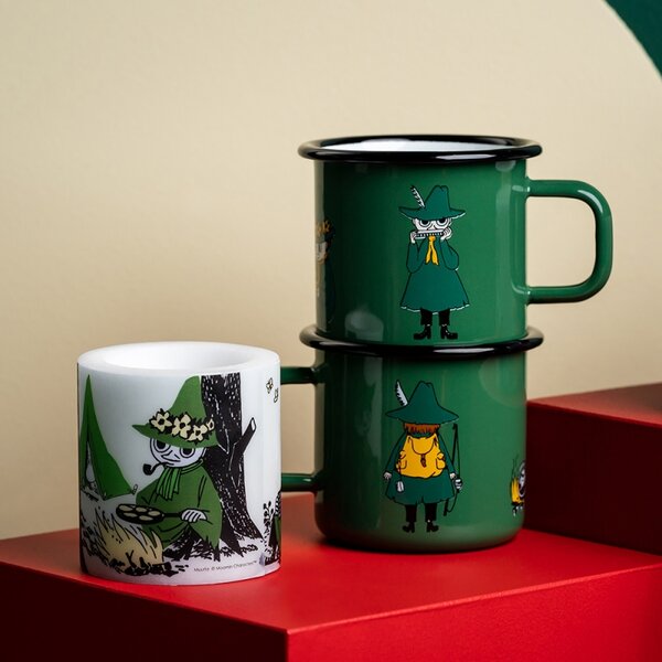 Muurla Hrnček Snufkin 0,37l, zelený