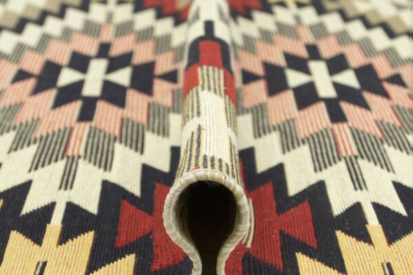 Obojstranný koberec / behúň Kilim Gold Aztecki Etno Romby viacfarebný