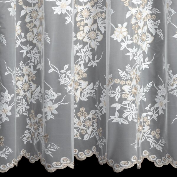 ZÁCLONA NA KRÚŽKOCH ALIRA 300 CM X 250 CM VZOROVANÁ