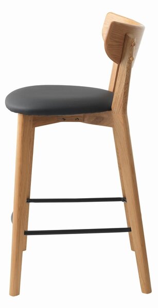 Barová stolička z dubového dreva Unique Furniture Pero