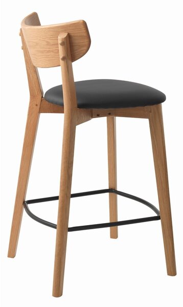 Barová stolička z dubového dreva Unique Furniture Pero