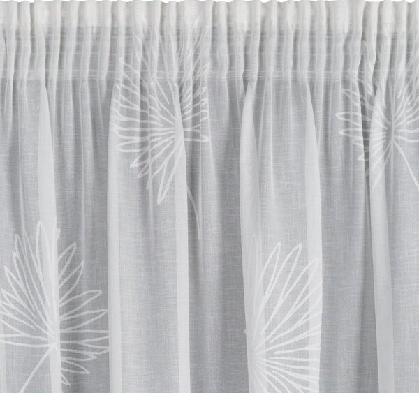 ZÁCLONA NA PÁSKE JANE 140X270 CM BIELA