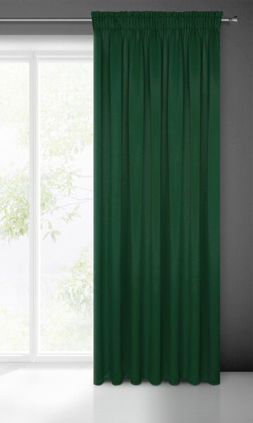ZATEMŇOVACÍ ZÁVES NA PÁSKE ADLEY 135X270 CM TMAVOZELENÁ