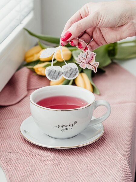 Porcelánový hrnček Usměj se 300 ml - CZ