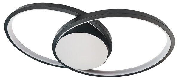 Stropné LED svietidlo Focus, 2x LED 40w, 4000k, b
