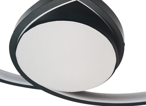 Stropné LED svietidlo Focus, 2x LED 40w, 4000k, b