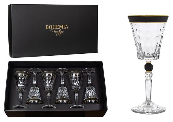 BOHEMIA PRESTIGE CONTE MODERN POHÁR NA VÍNO 260ML SADA 6 KS