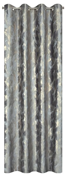 ZATEMŇOVACÍ ZÁVES NA KRÚŽKOCH MELODY 140X250 CM SIVÁ