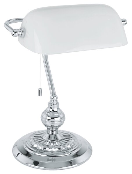 Eglo 90968 - Stolná lampa BANKER E27/60W