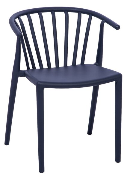 Modrá záhradná stolička Essentials Capri