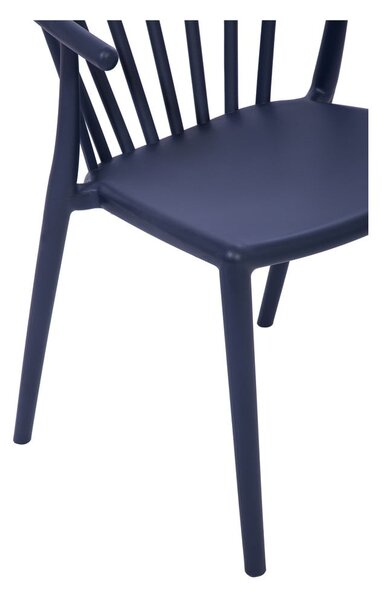 Modrá záhradná stolička Essentials Capri
