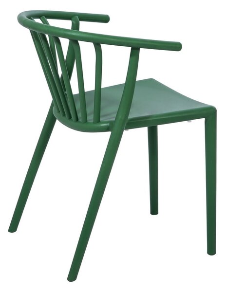 Zelená záhradná stolička Essentials Capri