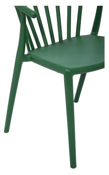 Zelená záhradná stolička Essentials Capri